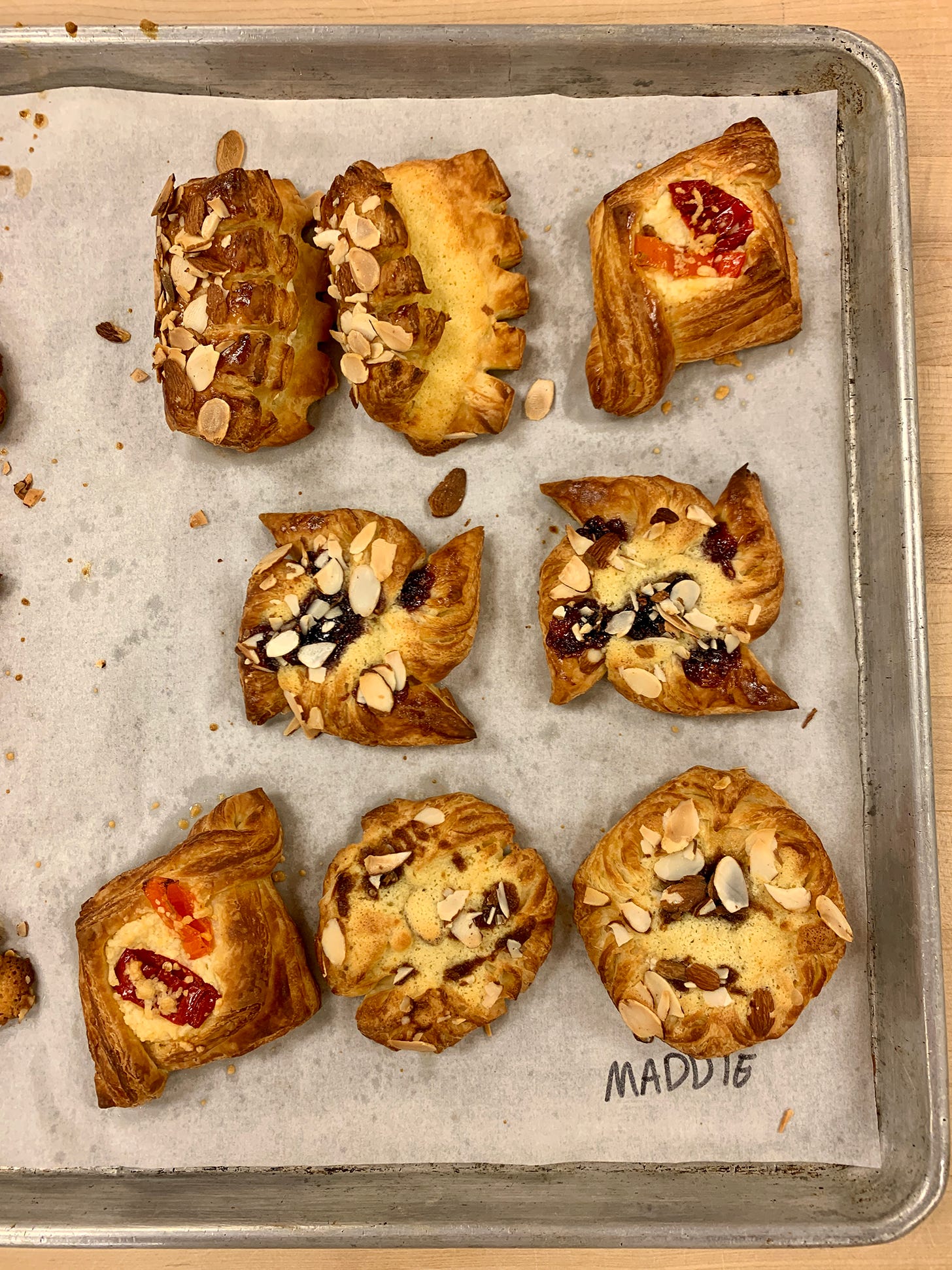 Photo of baked danishes