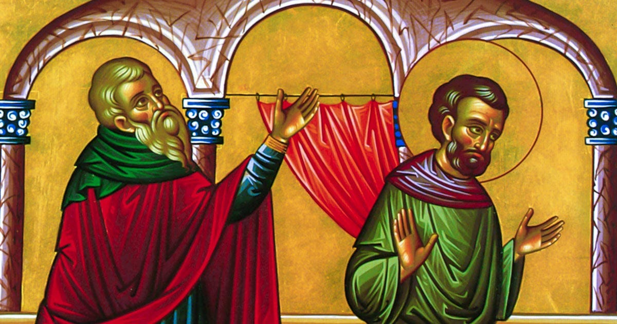 Learn: Sunday of the Publican and Pharisee - Greek Orthodox Archdiocese of  America - Greek Orthodox Archdiocese of America