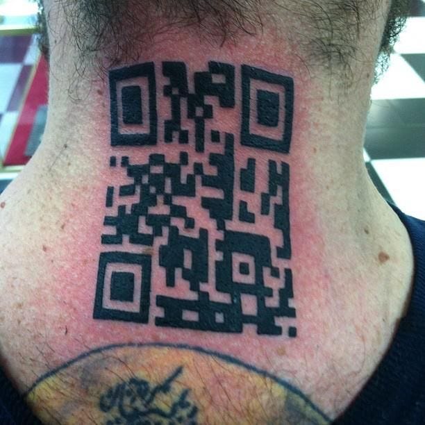Qr code tattoo, Tattoos, Tattoo quotes