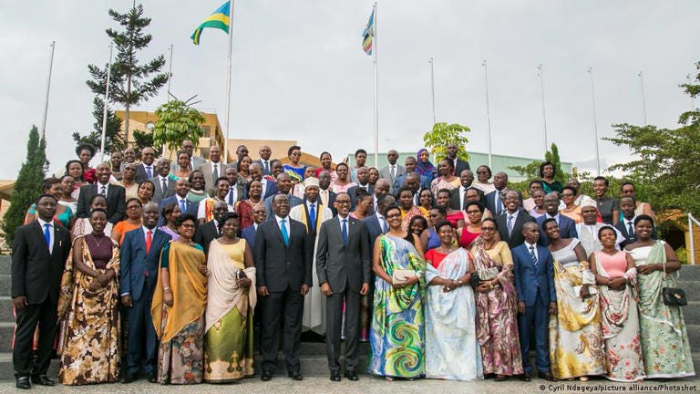 Rwanda's parliament was the first in the world with a majority of women representatives
