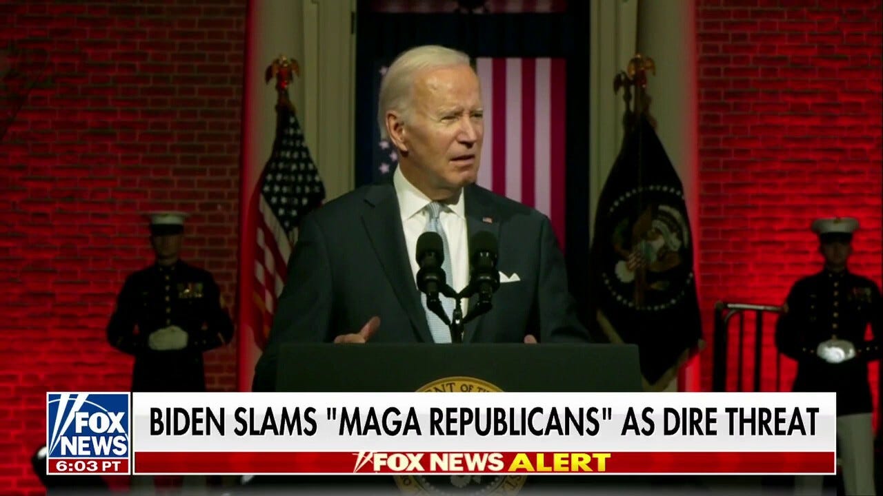 Biden unleashes on 'MAGA Republicans,' calls them threat to democracy | Fox News Video