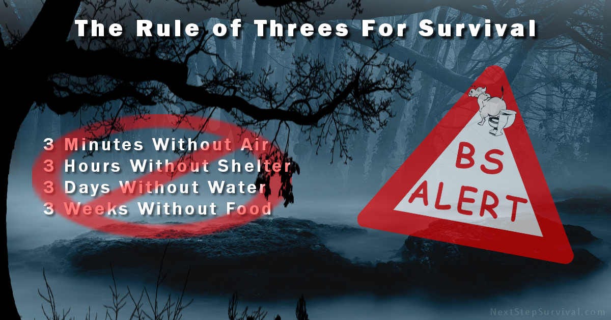 You are currently viewing I Call BS On The Rule Of Threes For Survival — I May Have A Better Idea