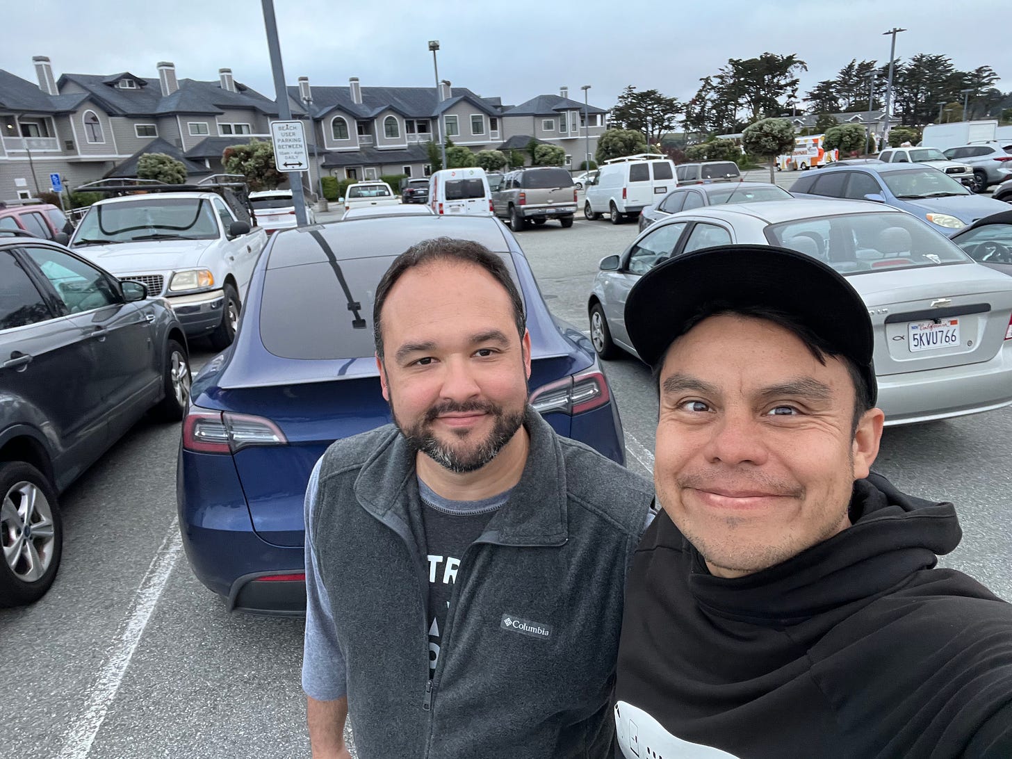 Pic: Grateful to my compadre Juan for lending me his car for my 10-day Vipassana meditation retreat. His generosity made this experience possible.