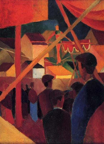 Tightrope walker, 1914 - August Macke