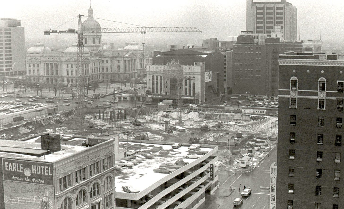 Downtown Indianapolis, 1975