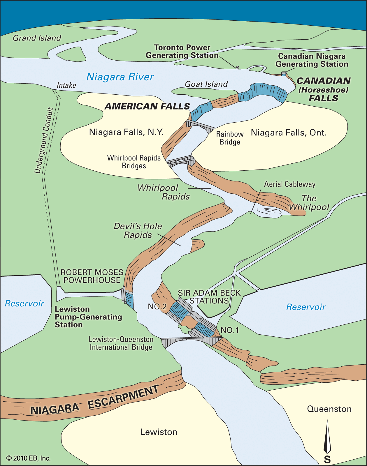 Niagara River | Map, Gorge, Depth, & Facts | Britannica