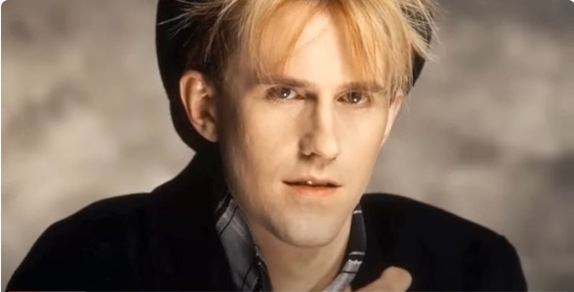 The British singer songwriter Howard Jones