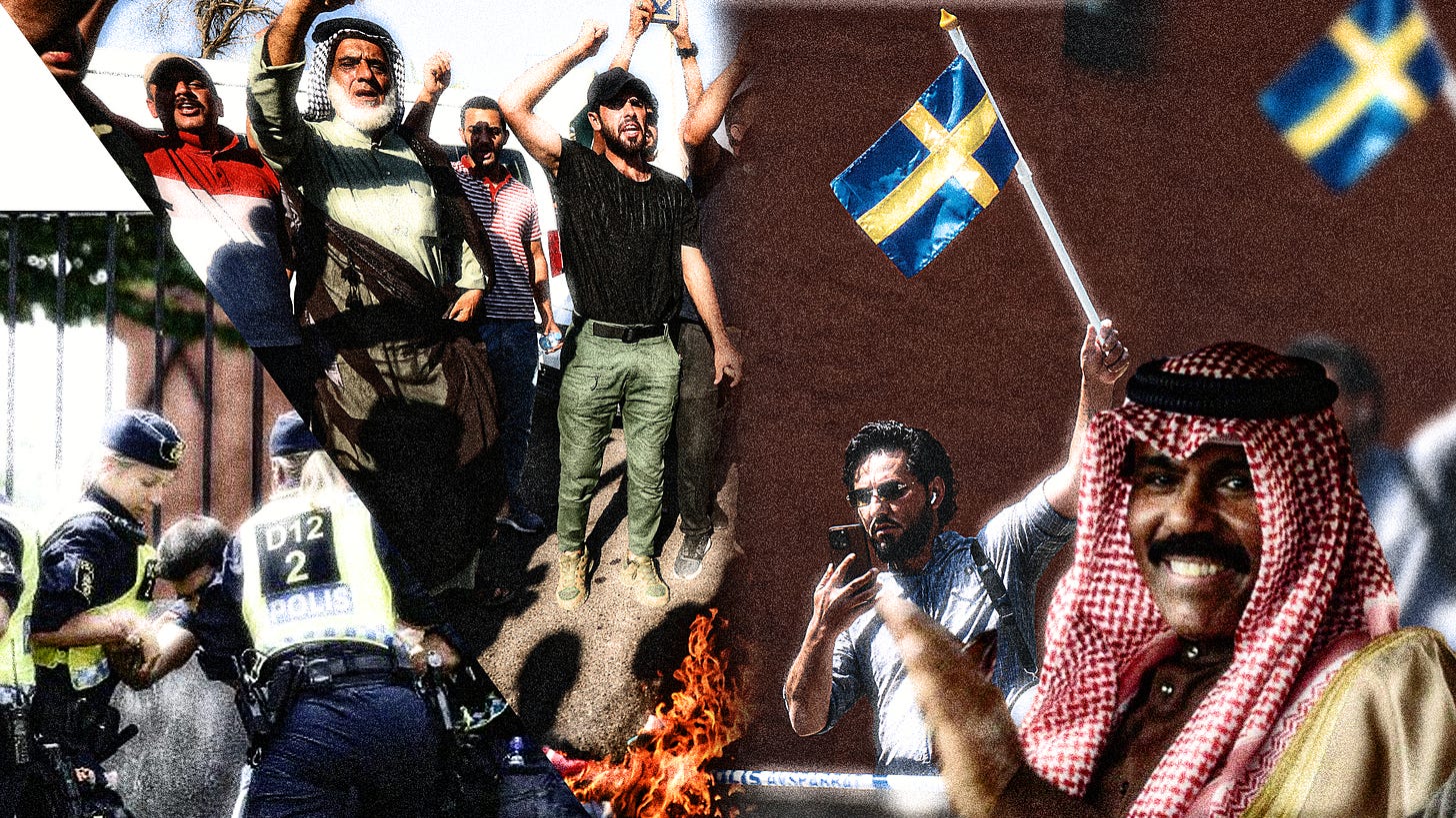 Ruotsin ja muslimimaailman väliset tapahtumat ovat jääneet ilmoitustasoiseksi Suomen lehdistön uutisoinnissa.