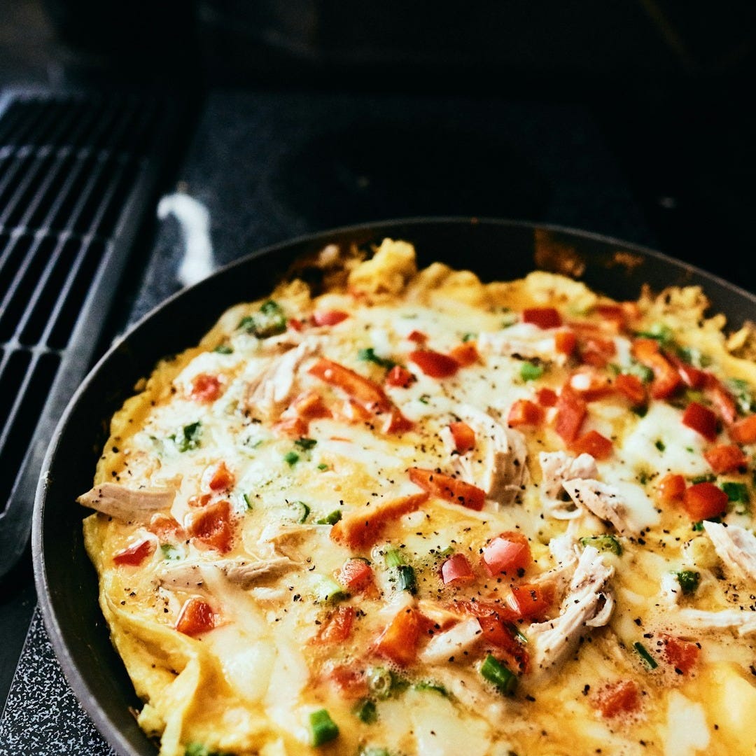 black frying pan on stove