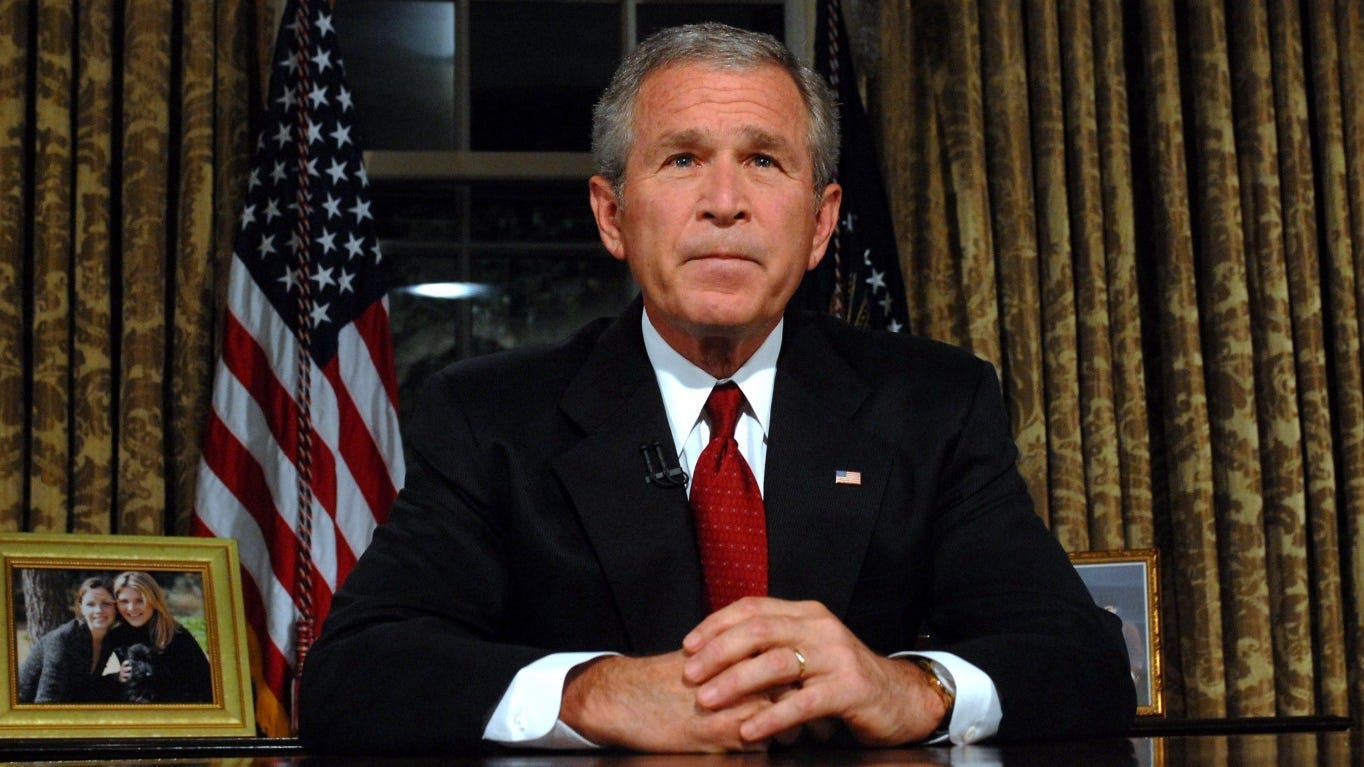 George W. Bush: GOP has turned 'isolationist' and 'nativist'