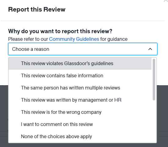 How to delete Glassdoor reviews