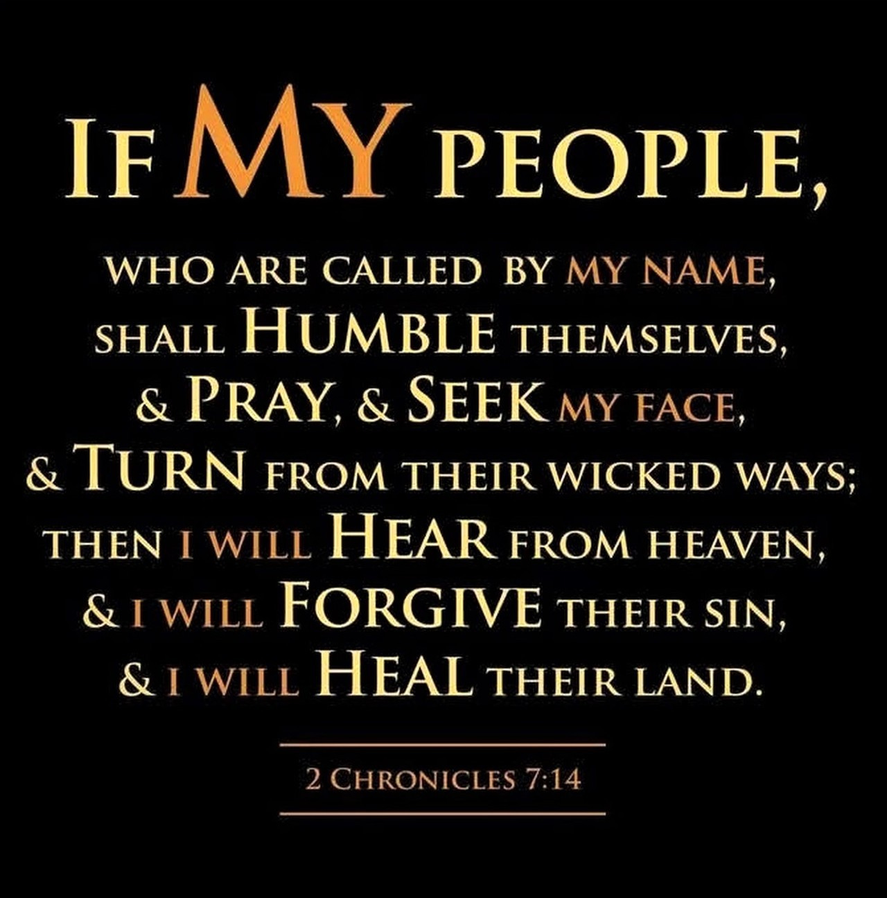 The Living... — 2 Chronicles 7:14 (KJV) - If My people, which are...