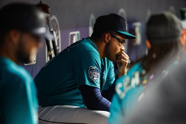 Mariners blow another opportunity in AL West, watch Dodgers celebrate  winning NL West | The Seattle Times