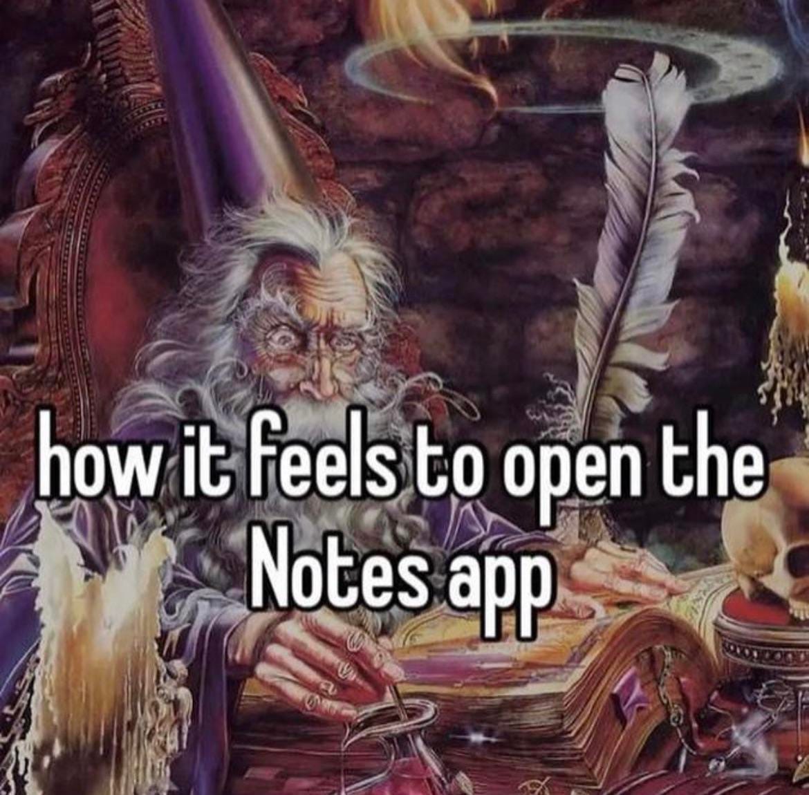 Wizard writing with quill : r/MemeTemplatesOfficial