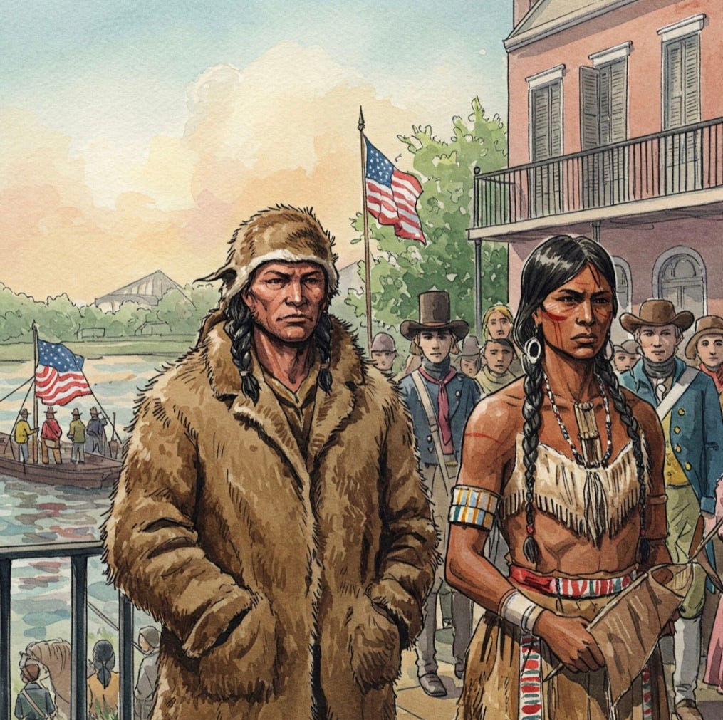 Jean-Pierre and Atepa Adelaide in 1804 in NOLA Jean-Pierre and Atepa Adelaide in 1804 in NOLA