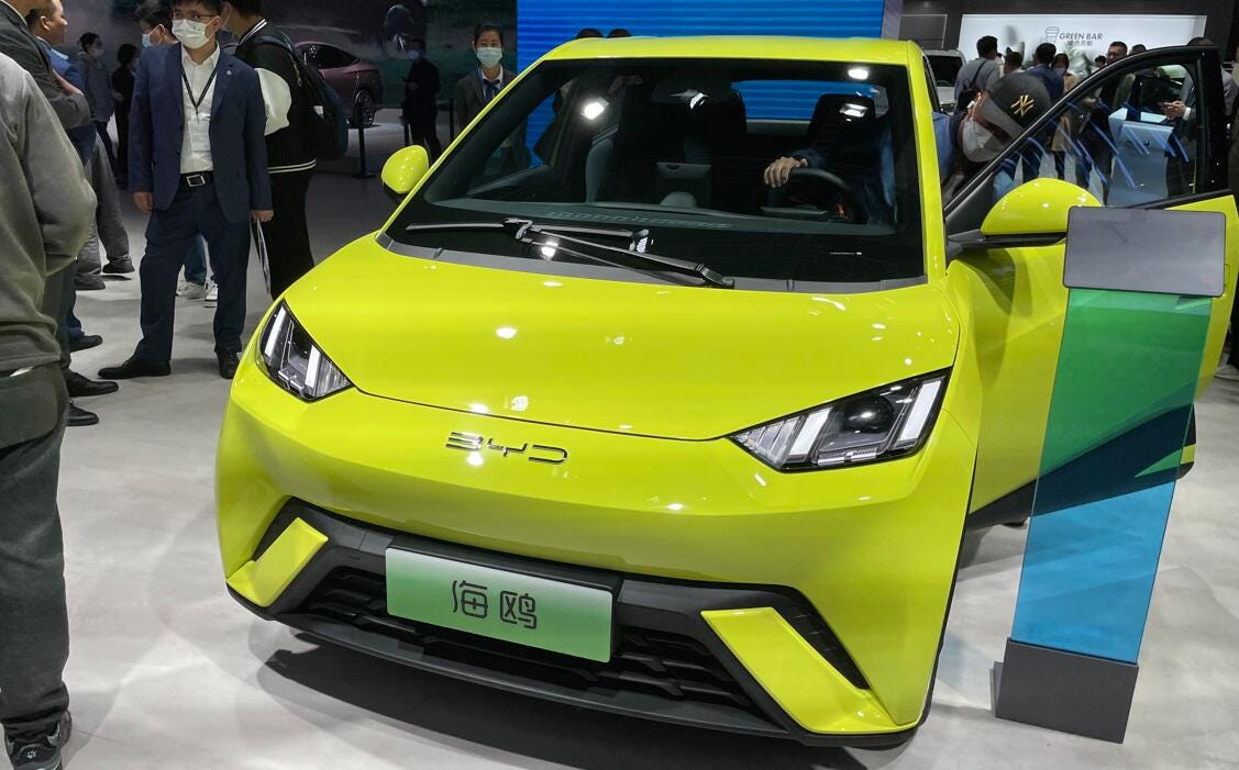 BYD officially launches Seagull to expand its presence in China's EV market-CnEVPost