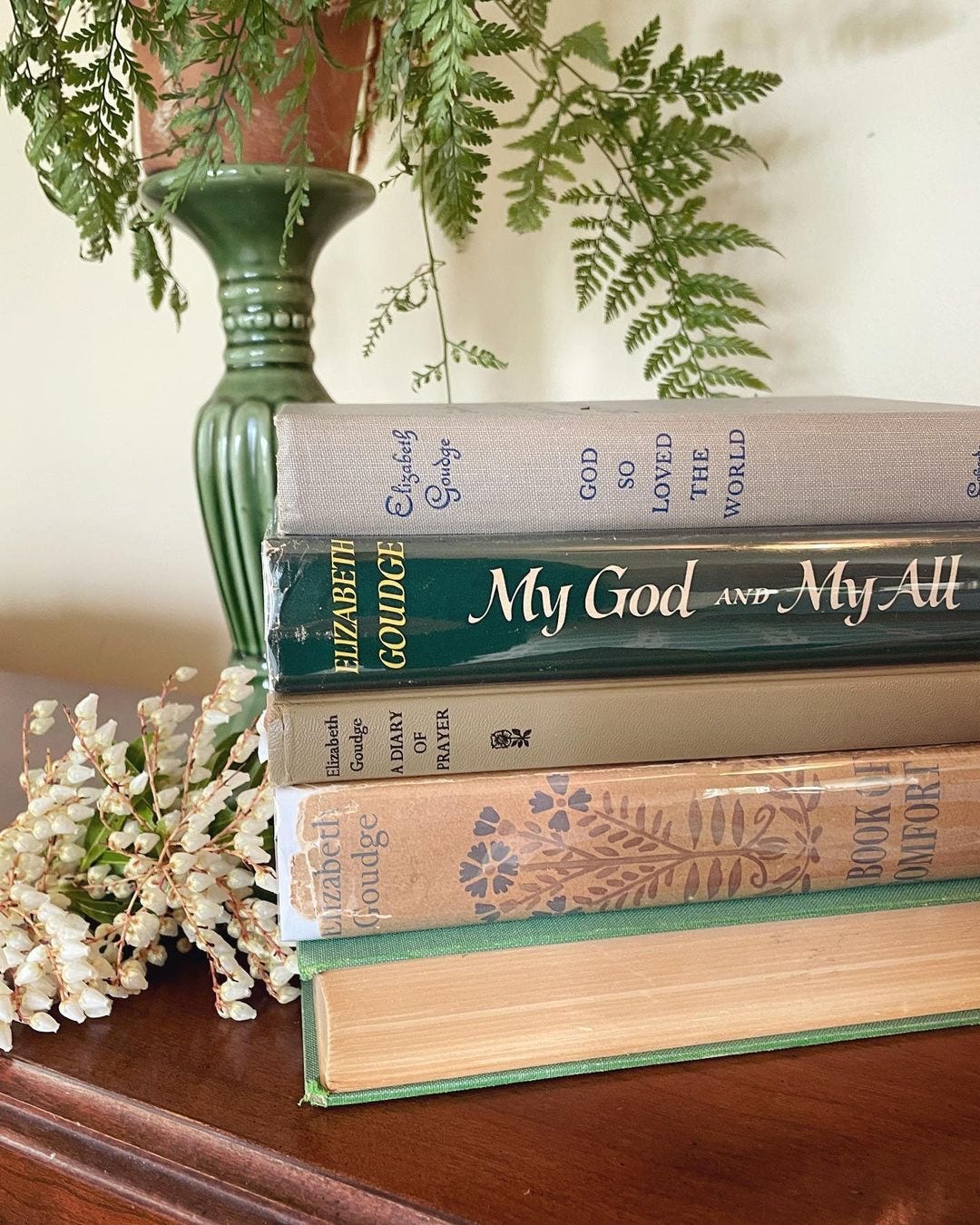 God So Loved the World, My God and My All, A Diary of Prayer, and The Book of Comfort by Elizabeth Goudge