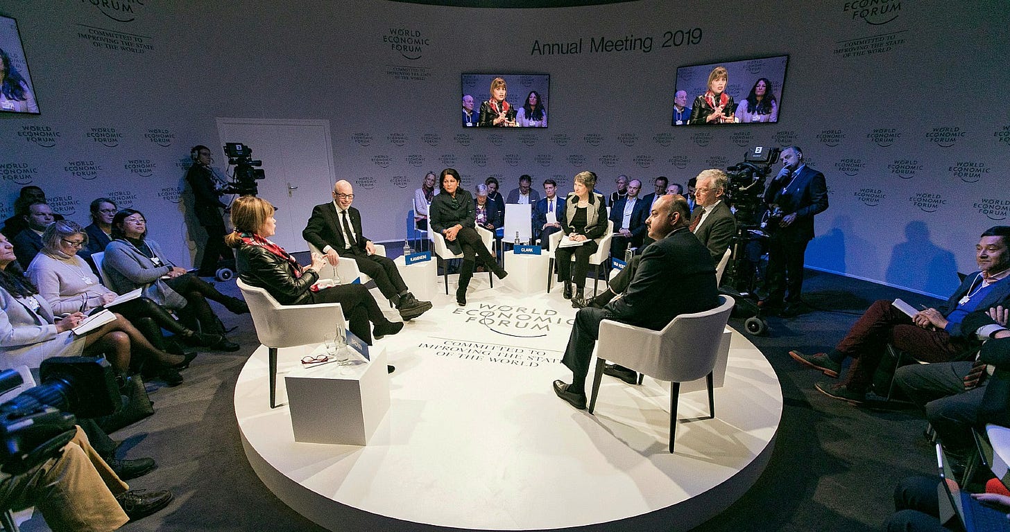 expert panel at the world economic forum