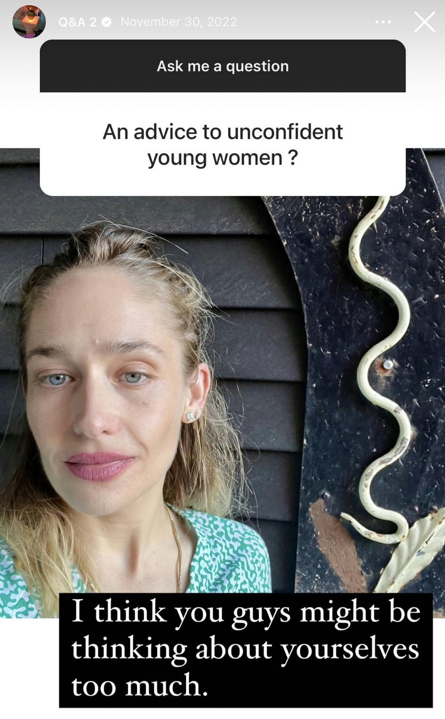 Jemima Kirke's 'I Think You Guys Might Be Thinking About Yourselves Too  Much'