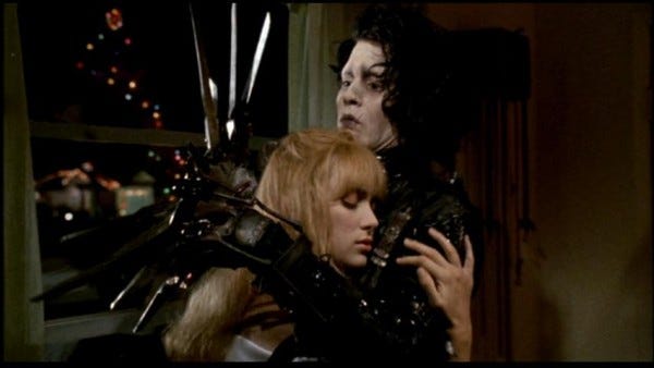 edward scissorhands valentines day