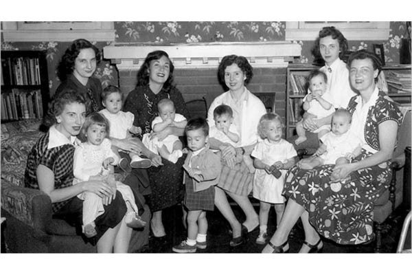 Six of the seven founders of La Leche League at the time of its creation