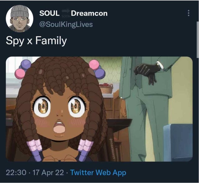 Artist under fire for portraying Anya in Spy X Family with a darker skin  tone