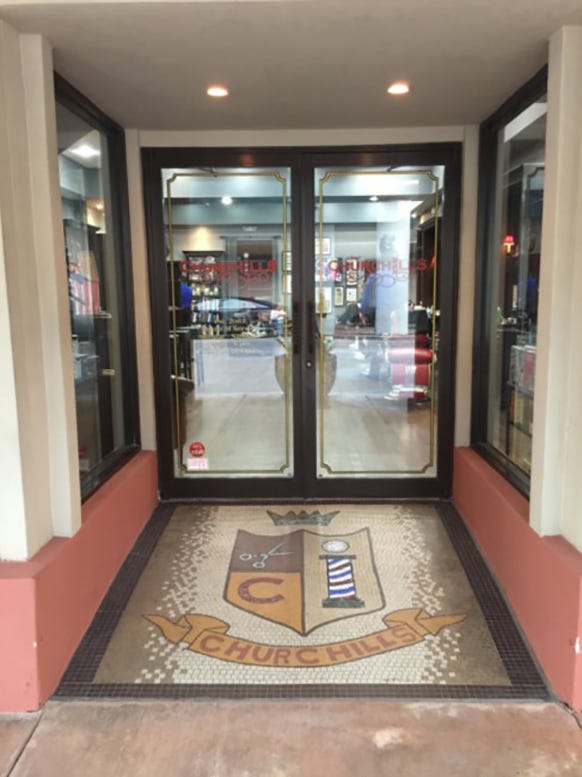  Figure 5: Churchills Barbershop in Watson Building in 2016