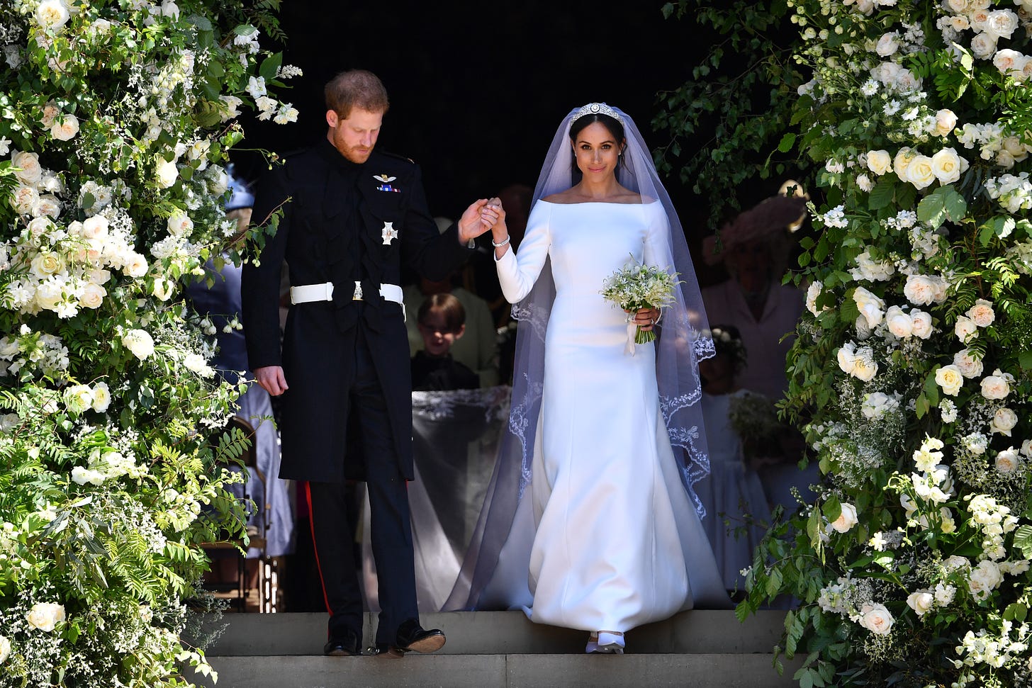prince harry and meghan markle after their wedding
