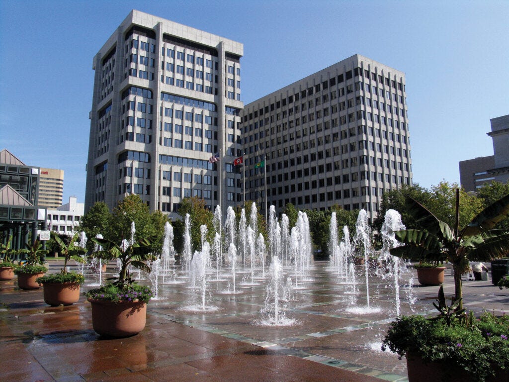 Memphis Civic Plaza today
