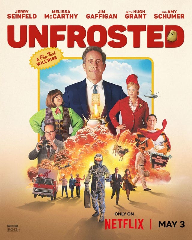 r/movies - Official Poster for Jerry Seinfeld’s ‘Unfrosted’
