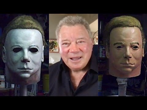 William Shatner Talks Michael Myers / Captain Kirk HALLOWEEN Mask Legend |  INTERVIEW - YouTube