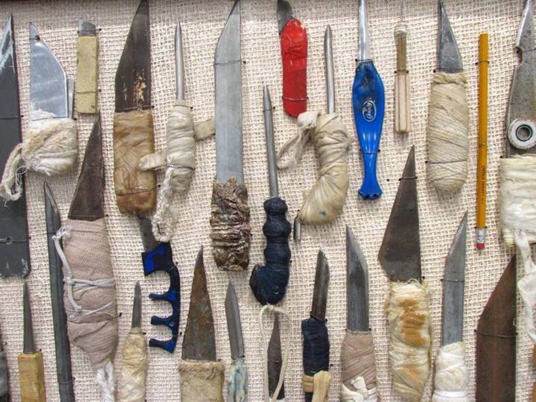Confiscated prison shank collection : r/interestingasfuck