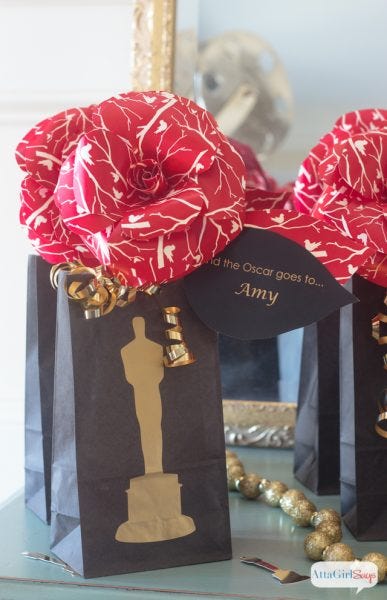 oscar party gift bags 2016