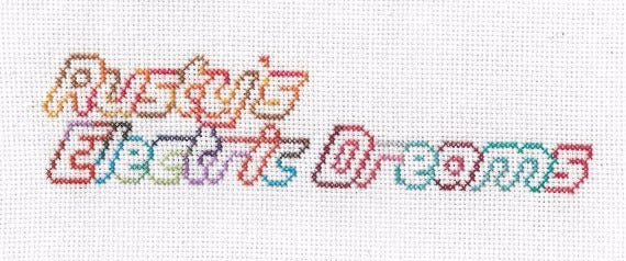 Rusty's Electric Dreams xSubversive Cross Stitch