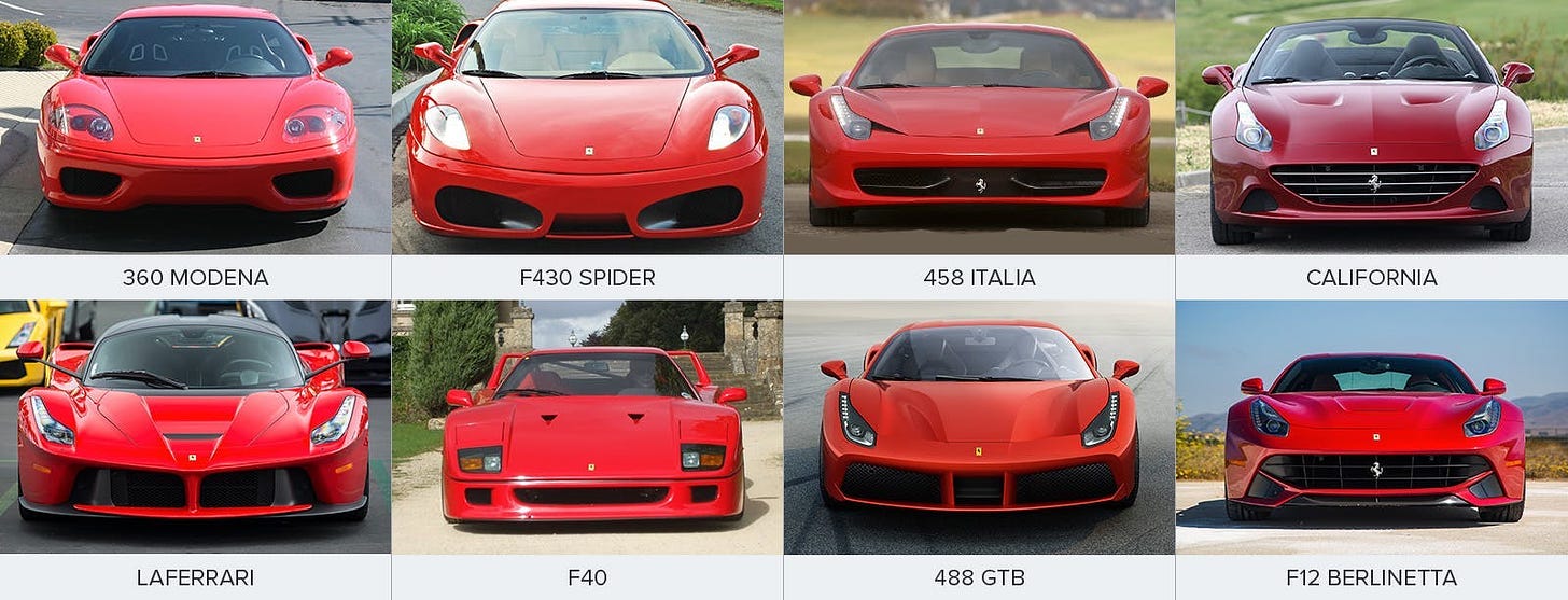 Ferrari Models: How To Tell The Difference