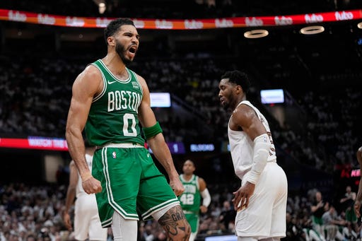 Jayson Tatum scores 33 points, Celtics rebound from loss to beat Cavs  106-93 for 2-1 series lead - Daily Journal