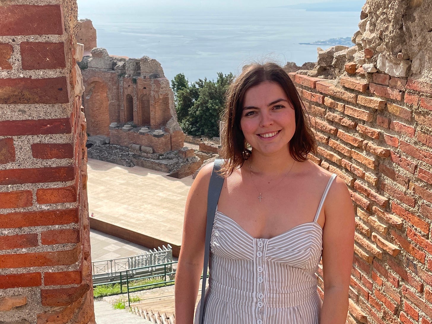 Photo of Ellen and Online Latin Tutor in Taormina, Sicily.