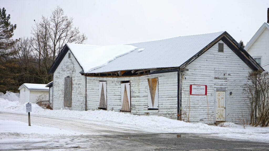 The old Vestry building next to St. Jude’s will be dismantled.