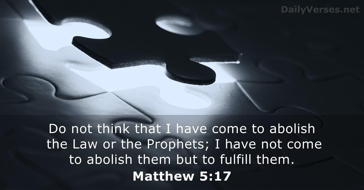 Matthew 5:17 - Bible verse - DailyVerses.net