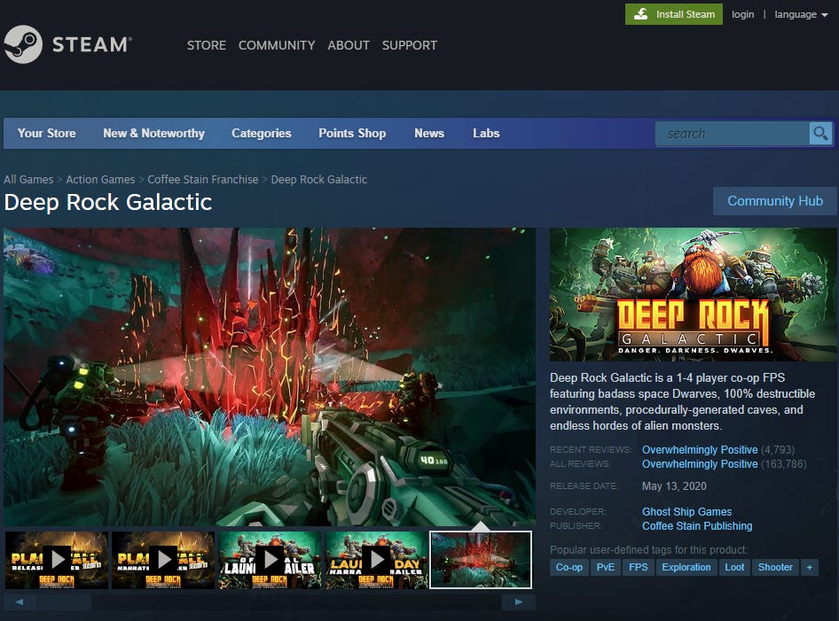 Deep Rock Galactic on Steam