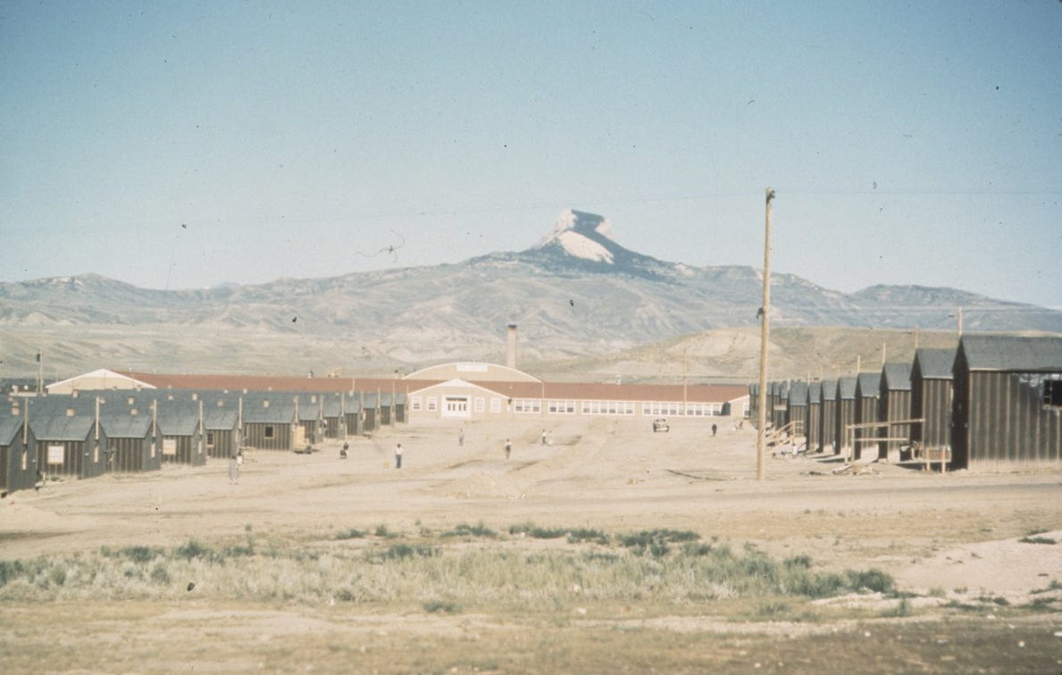 Heart Mountain - Japanese internment camp in WW II