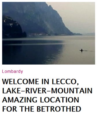 Welcome in LECCO: isn't that an amazing lakefront?