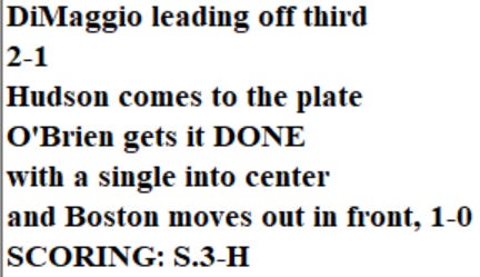 Diamond Mind Baseball Play By Play