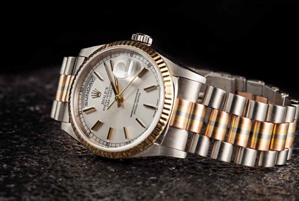 3 Colors on a Single Bracelet: The Rolex Tridor - Bob's Watches