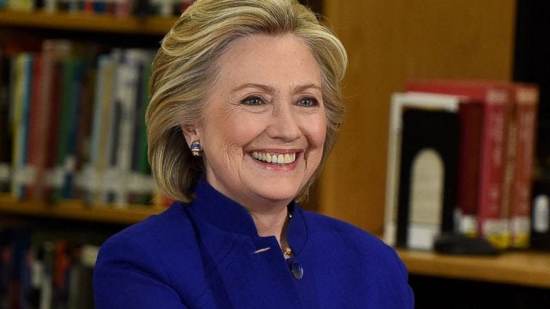 hillary clinton most inspiring celebrities of 2016