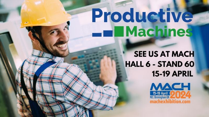 Visit Productive Machines at MACH 2024