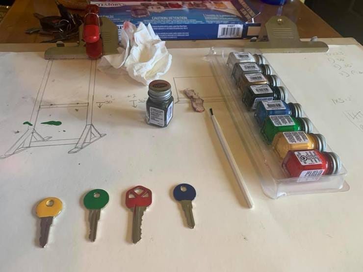 It only takes a few seconds to color-code your keys.