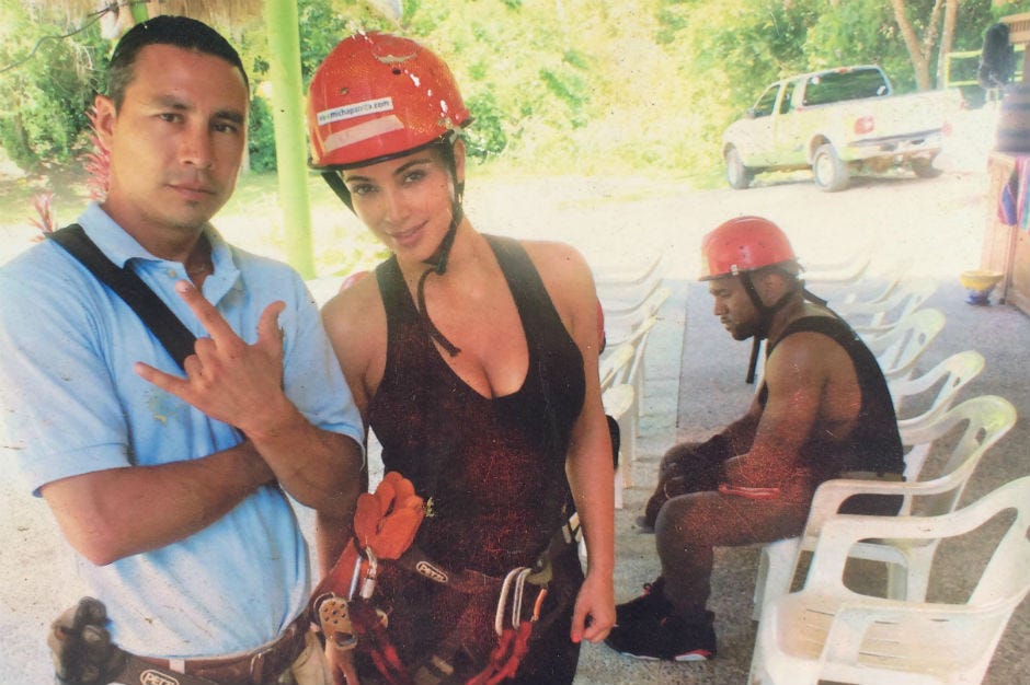 Kanye West Looks Really Sad About Going Ziplining in Mexico - SPIN