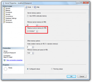 SqlServer-Memory