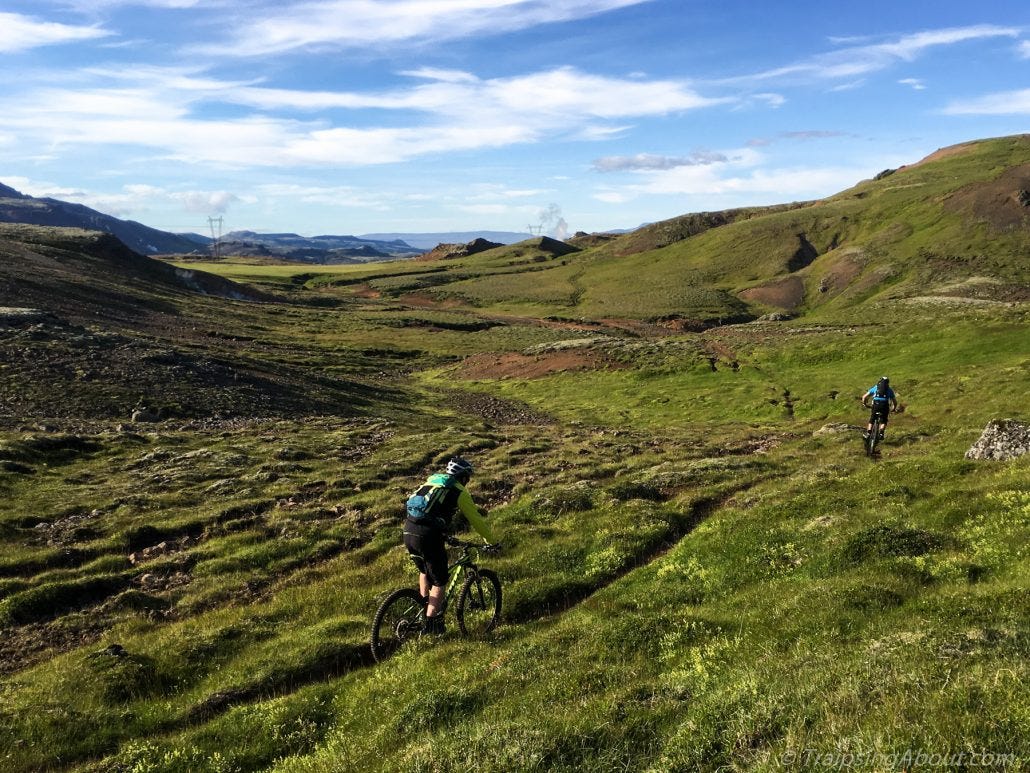 Dropping into the Steamer Trail.